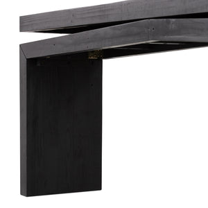 Matthes Console Table-Aged Black Pine