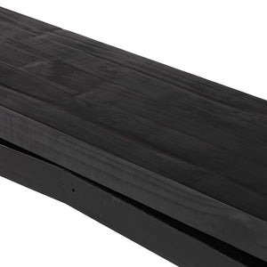 Matthes Console Table-Aged Black Pine