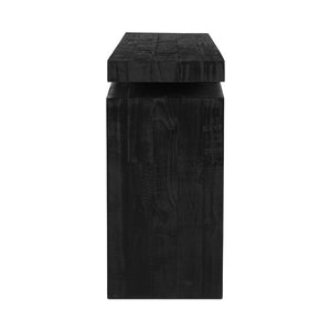 Matthes Console Table-Aged Black Pine
