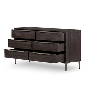 Wyeth 6 Drawer Dresser-Dark Carbon