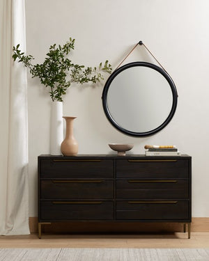 Wyeth 6 Drawer Dresser-Dark Carbon