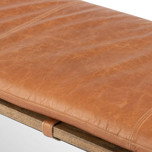 Gabine Accent Bench-Brandy