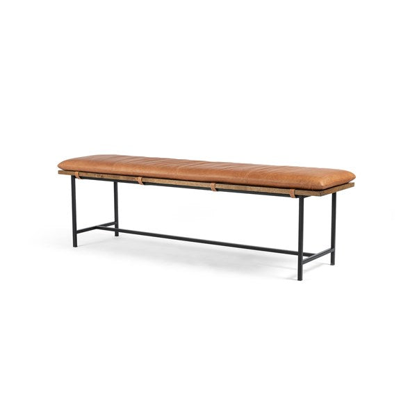 Gabine Accent Bench-Brandy