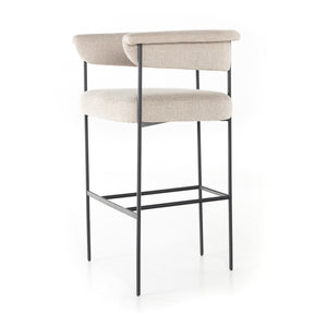 CARRIE STOOL-LIGHT CAMEL-BAR