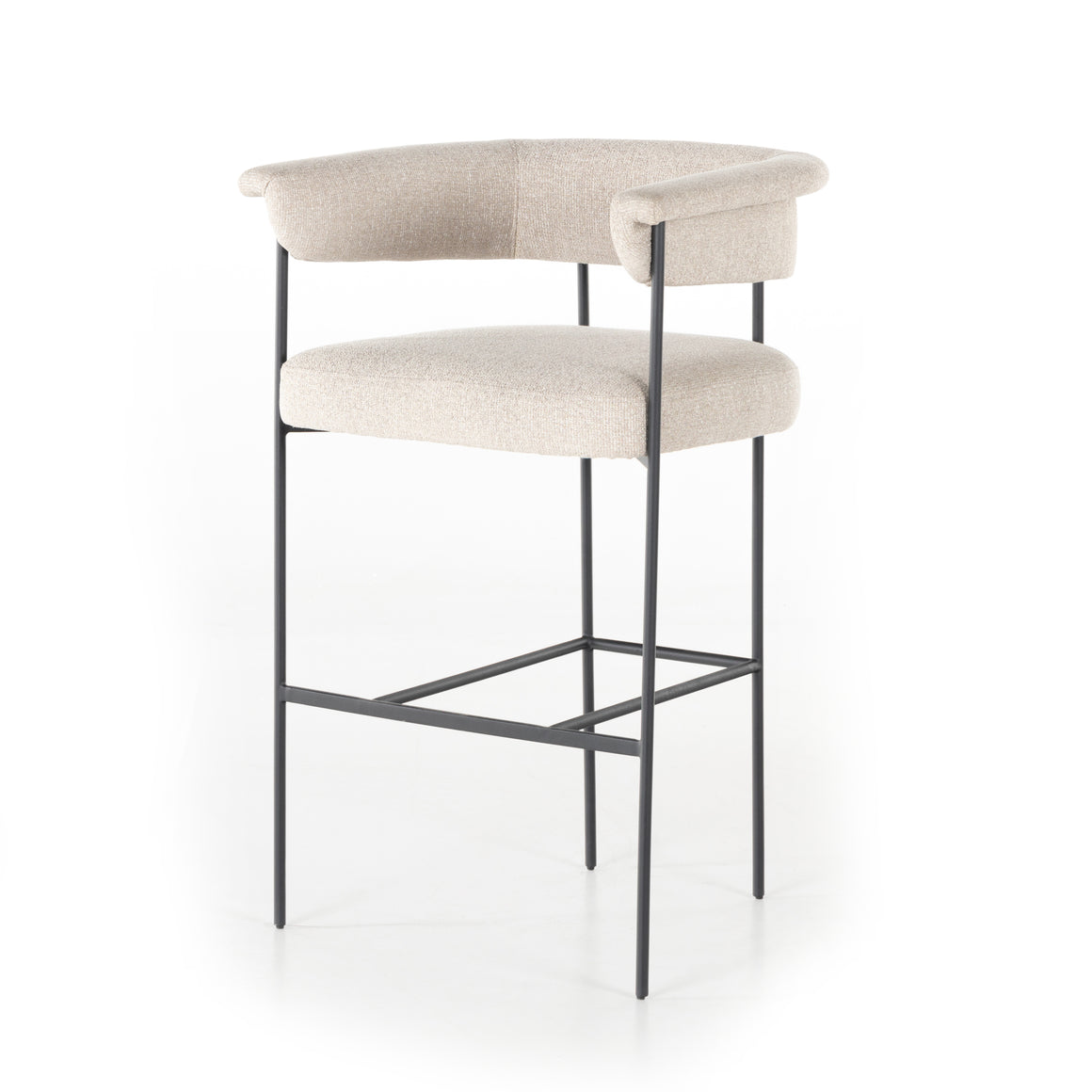 CARRIE STOOL-LIGHT CAMEL-BAR