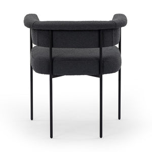 Carrie Dining Chair-Fiqa Boucle Slate
