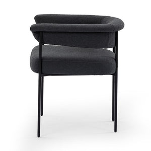 Carrie Dining Chair-Fiqa Boucle Slate