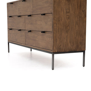Trey 7 Drawer Dresser-Auburn Poplar