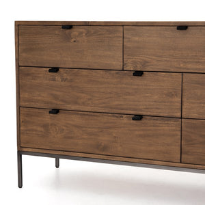 Trey 7 Drawer Dresser-Auburn Poplar