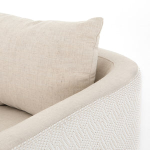 Kaya Swivel Chair-Clover Beige
