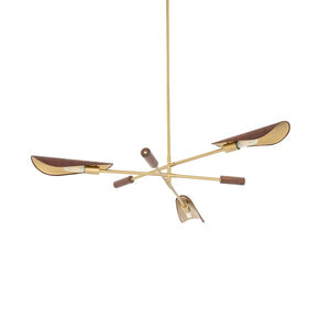 Astrid Chandelier-Dark Brown Elek