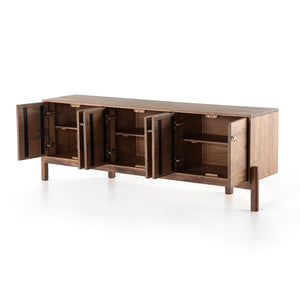 Reza Media Console-Smoked Honey