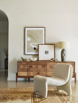 Reza Media Console-Smoked Honey