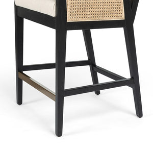 Antonia Stool-Brushed Ebony-Counter