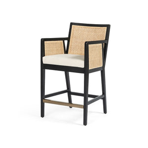 Antonia Stool-Brushed Ebony-Counter