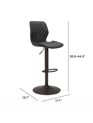 Seth Bar Chair Vintage Black