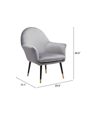 Alexandria Accent Chair Light Gray