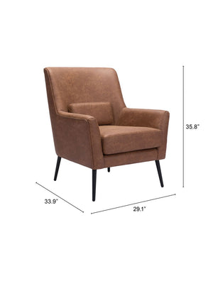 Ontario Accent Chair Vintage Brown
