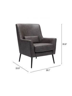 Ontario Accent Chair Vintage Black