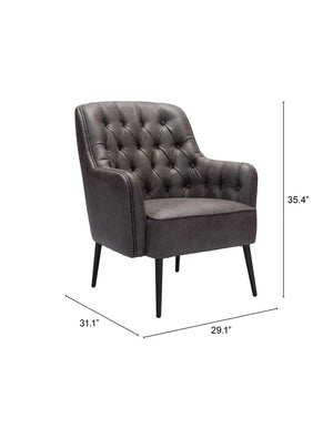 Tasmania Accent Chair Vintage Black
