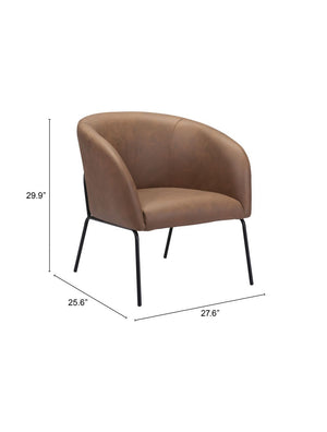Quinten Accent Chair Vintage Brown
