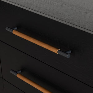 Rosedale 6 Drawer Dresser-Ebony Oak