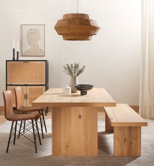 Caprice Bar Cabinet-Black Wash Mango