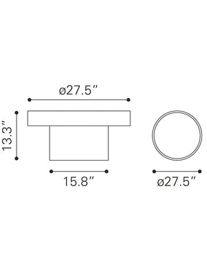 Watson Coffee Table Matte Black