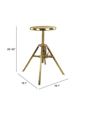 Mercy Stool Brass Antique