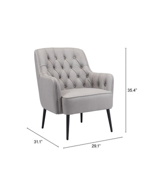 Tasmania Accent Chair Gray
