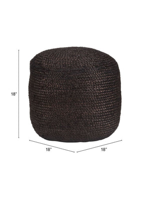 Lillian Ottoman Black