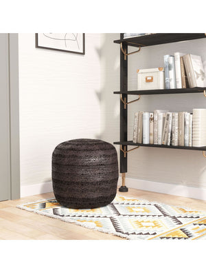 Lillian Ottoman Black