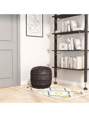 Lillian Ottoman Black