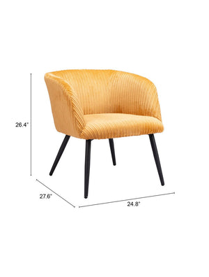 Papillion Accent Chair Yellow
