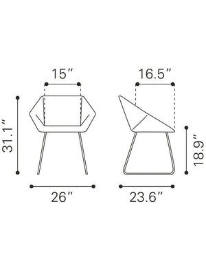 Miguel Dining Chair Black