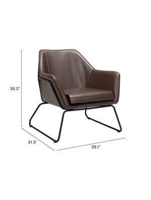 Jose Accent Chair Brown
