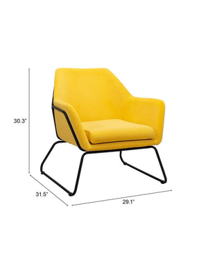 Jose Accent Chair Yellow