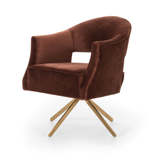 Adara Desk Chair-Surrey Auburn