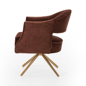 Adara Desk Chair-Surrey Auburn