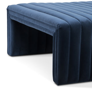 AUGUSTINE 36" OTTOMAN-SAPPHIRE NAVY