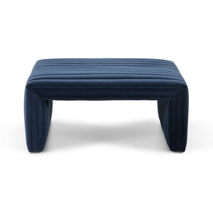 AUGUSTINE 36" OTTOMAN-SAPPHIRE NAVY