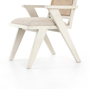 Flora Dining Chair-Distressed Cream