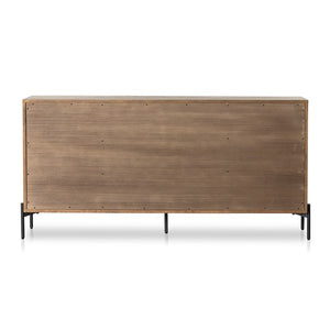 Eaton 9 Drawer Dresser-Amber Oak Resin