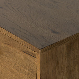 Eaton 9 Drawer Dresser-Amber Oak Resin