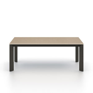 Kelso Outdoor Dining Table-79"-Brown