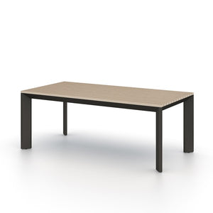 Kelso Outdoor Dining Table-79"-Brown