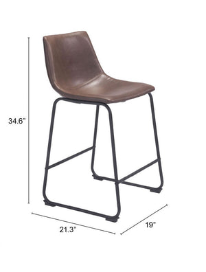 Smart Counter Chair (Set of 2) Vintage Espresso