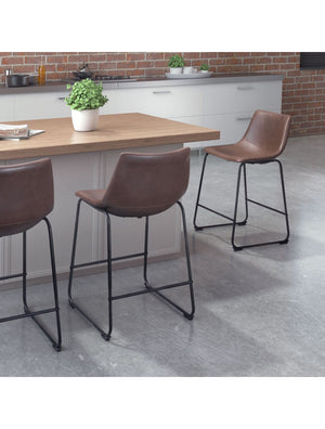 Smart Counter Chair (Set of 2) Vintage Espresso
