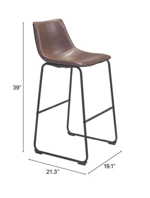 Smart Bar Chair (Set of 2) Vintage Espresso