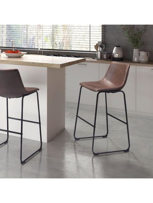 Smart Bar Chair (Set of 2) Vintage Espresso